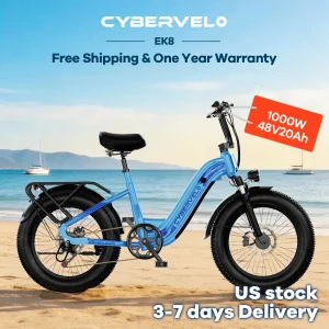 1000W Peak Electric Bike, 20 Inch Tire